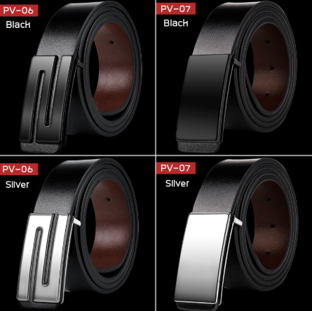 เข็มขัดผู้ชาย เข็มขัดทำงานผู้ชายสีดำ